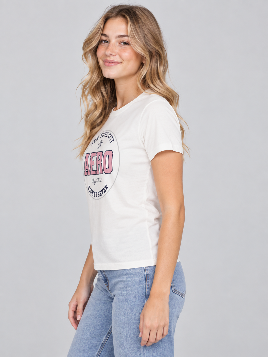 Camiseta Para Mujer Aero Graphic Level 2 Birch 6993