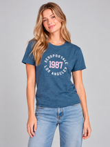 Camiseta Para Mujer Aero Graphic Level 1 Celestial 7129