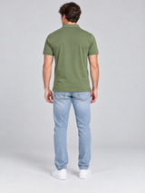 Camiseta Polo Aero  Guys Ss Solid Polo Olivine 7907