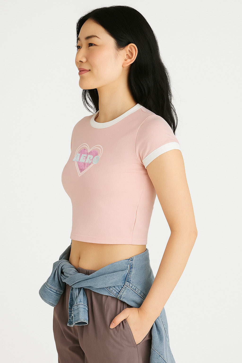 Camiseta Para Mujer Aero Graphic Level 2 Silver Pink 6994
