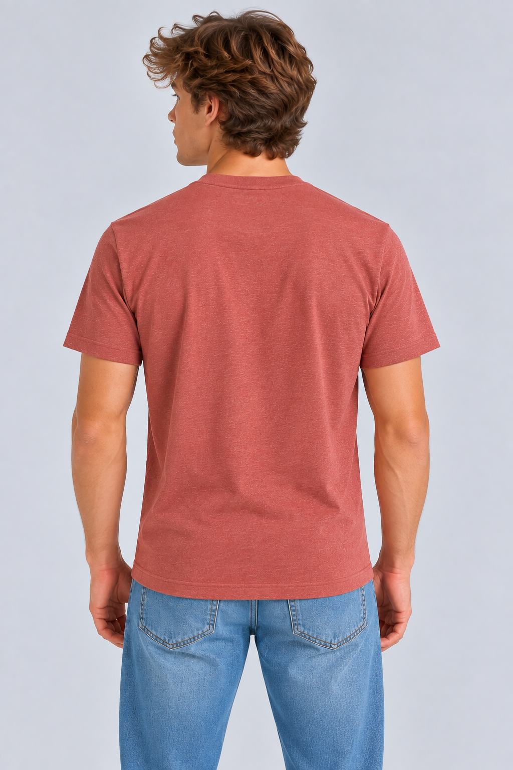 Camiseta Para Hombre Aero Level 2 Graphic Tees Earth Red 6128