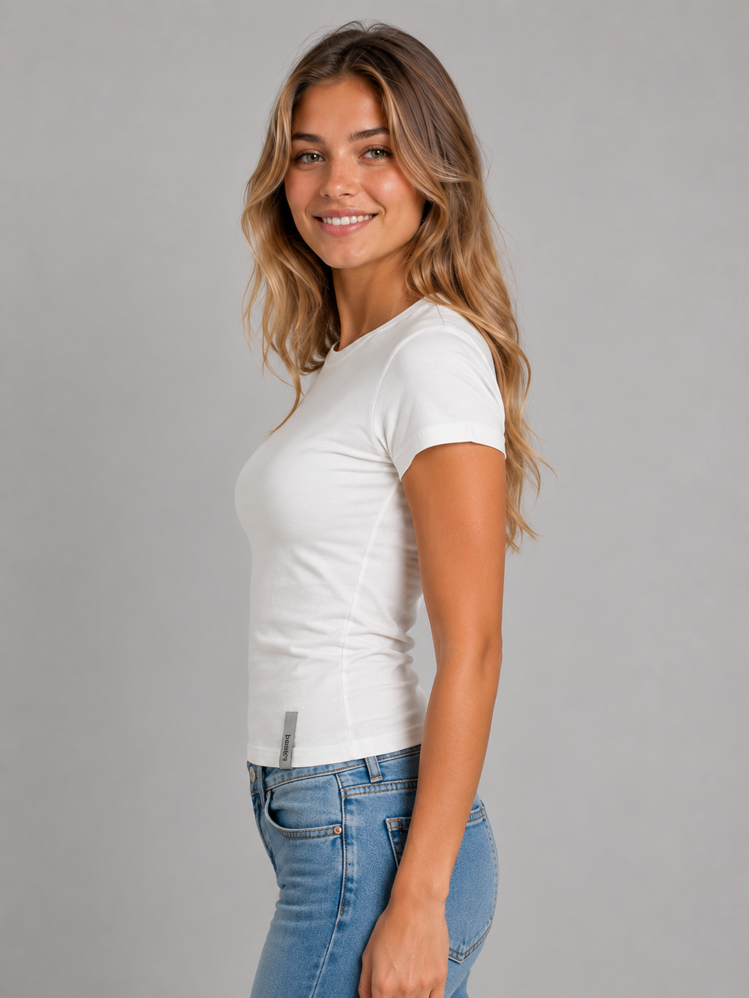 Camiseta para Mujer Aero Fashion Bare Solid Birch Baby Tees 2232