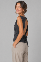 Top Para Mujer Aero Girls Wvns Fashion Dark Black 2407