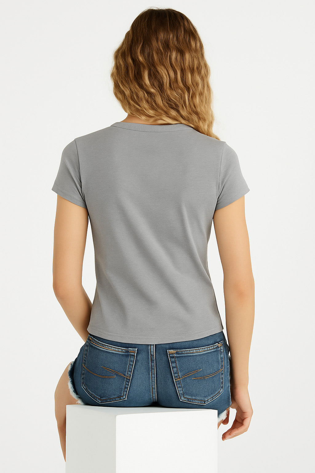 Camiseta Para Mujer Aero Graphic Level 1  Light Heather Grey 7022