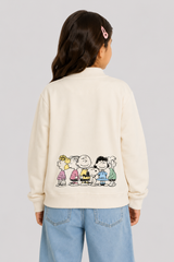Buzo de manga larga Kids Aero G O Bomber Birch PEANUTS290