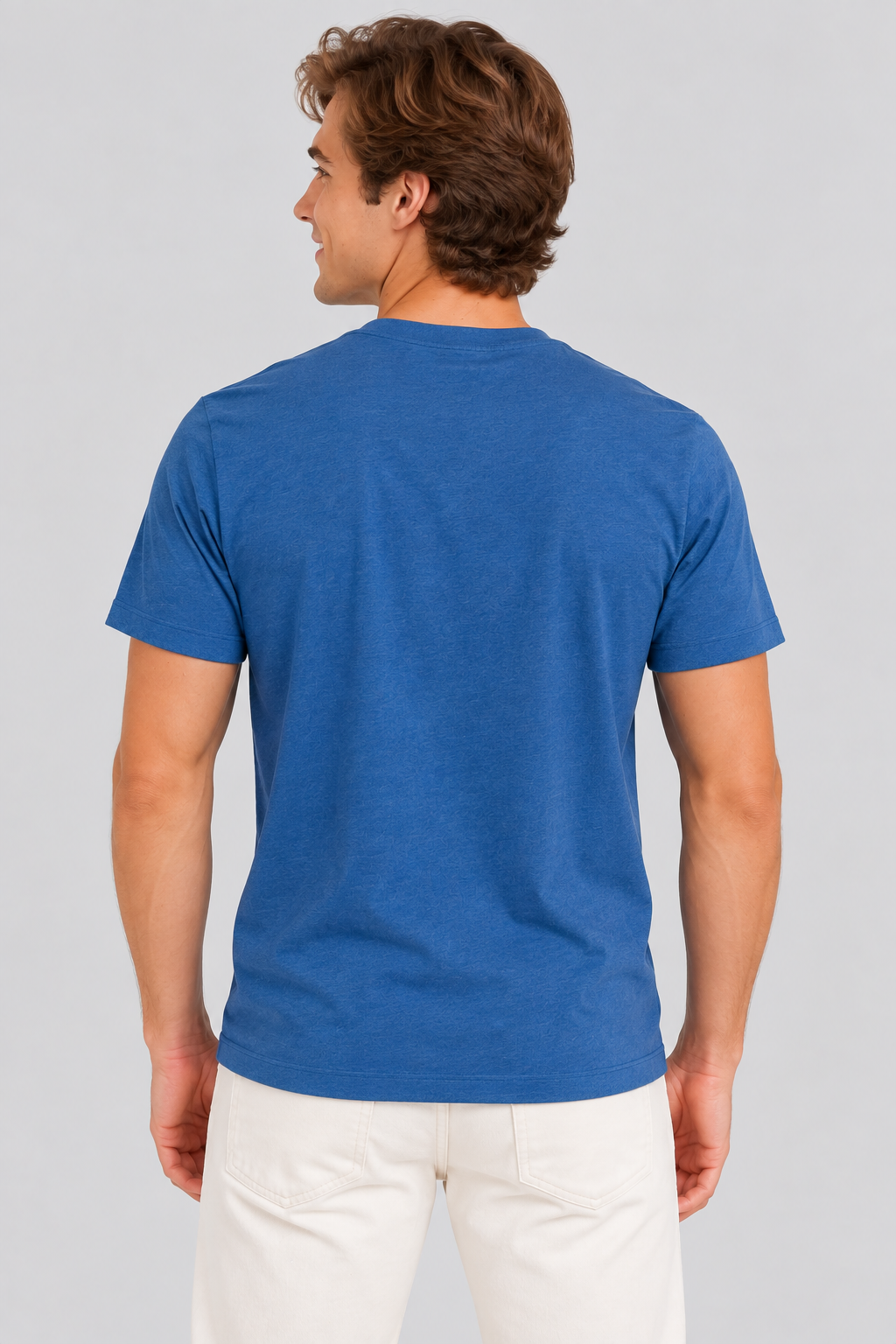 Camiseta Para Hombre Aero BC SS Knits Cadet Navy Fantasia 2166