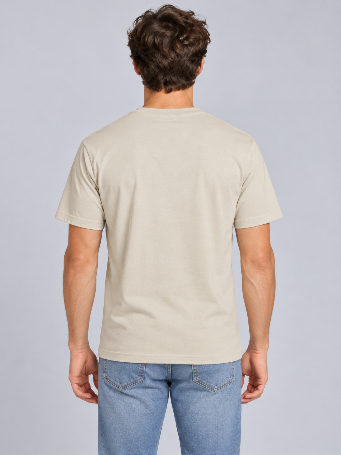 Camiseta Básica Para Hombre Aero Guys Ss Tees Egret 4240