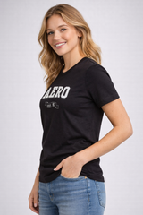 Camiseta para Mujer Aero Graphic Level 2 Dark Black 7063