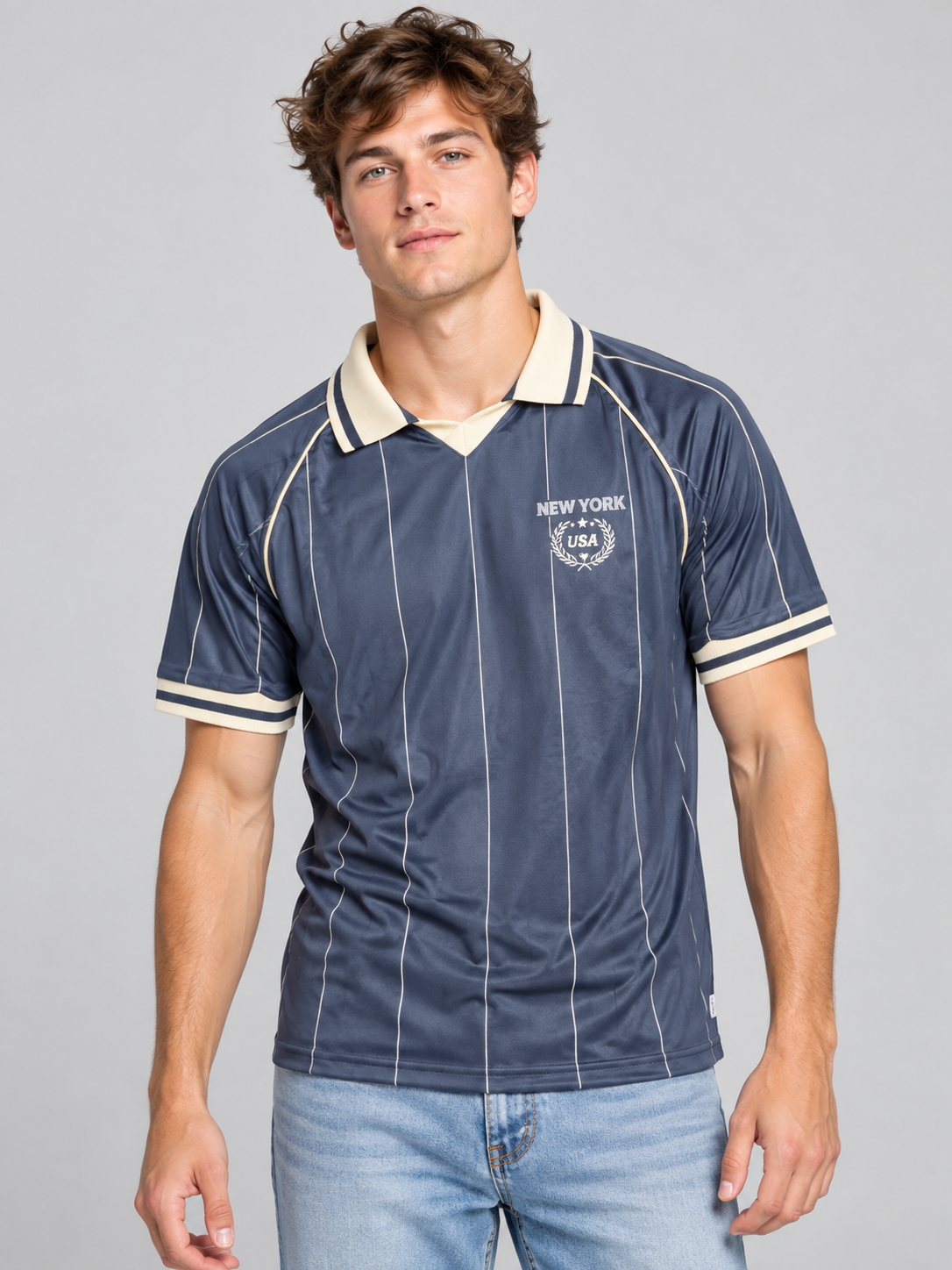 Camiseta Polo Para Hombre Aero Guys SS Novelty Polo Cadet Navy 3750