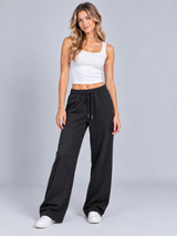 Pantalon para Mujer Aero Girls Knit Pants Dark Black 3772