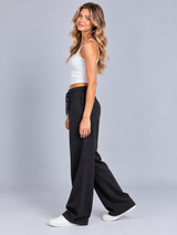 Pantalon para Mujer Aero Girls Knit Pants Dark Black 3772