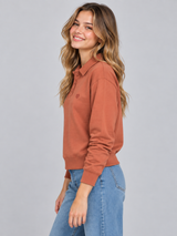 Buzo Para Mujer  Aero Girls Fleece Fashion Terracotta 4143