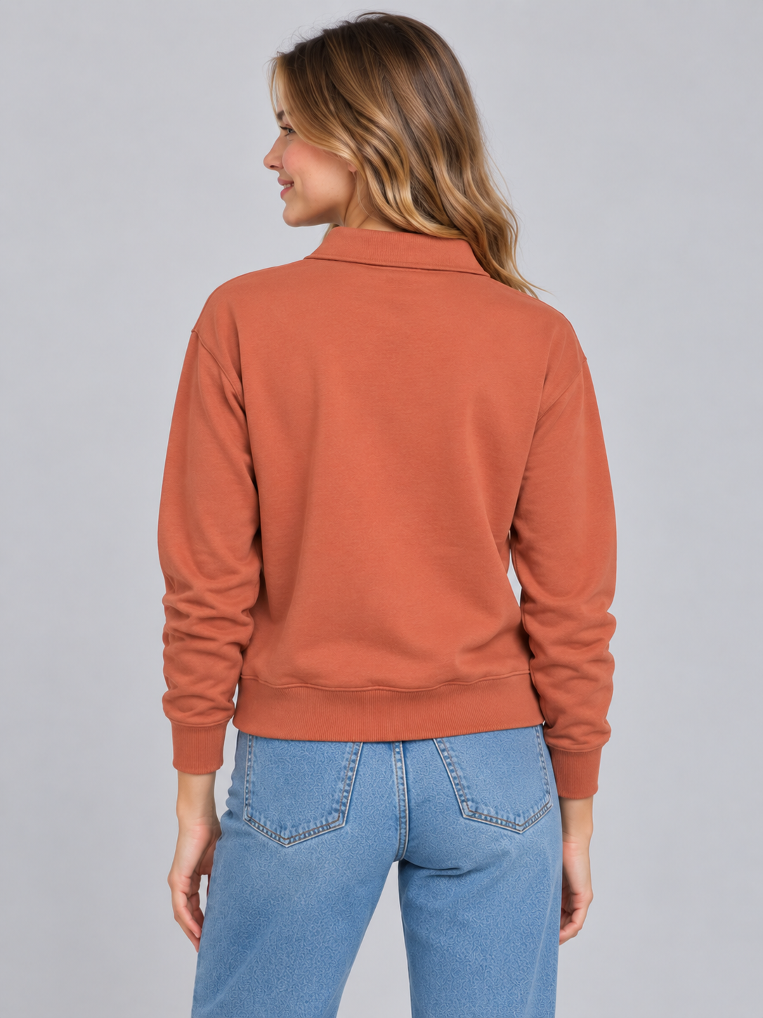 Buzo Para Mujer  Aero Girls Fleece Fashion Terracotta 4143