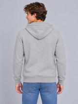 Buzo Para Hombre Aero Guys Full Zip Hoodies Light Heather Grey  5018