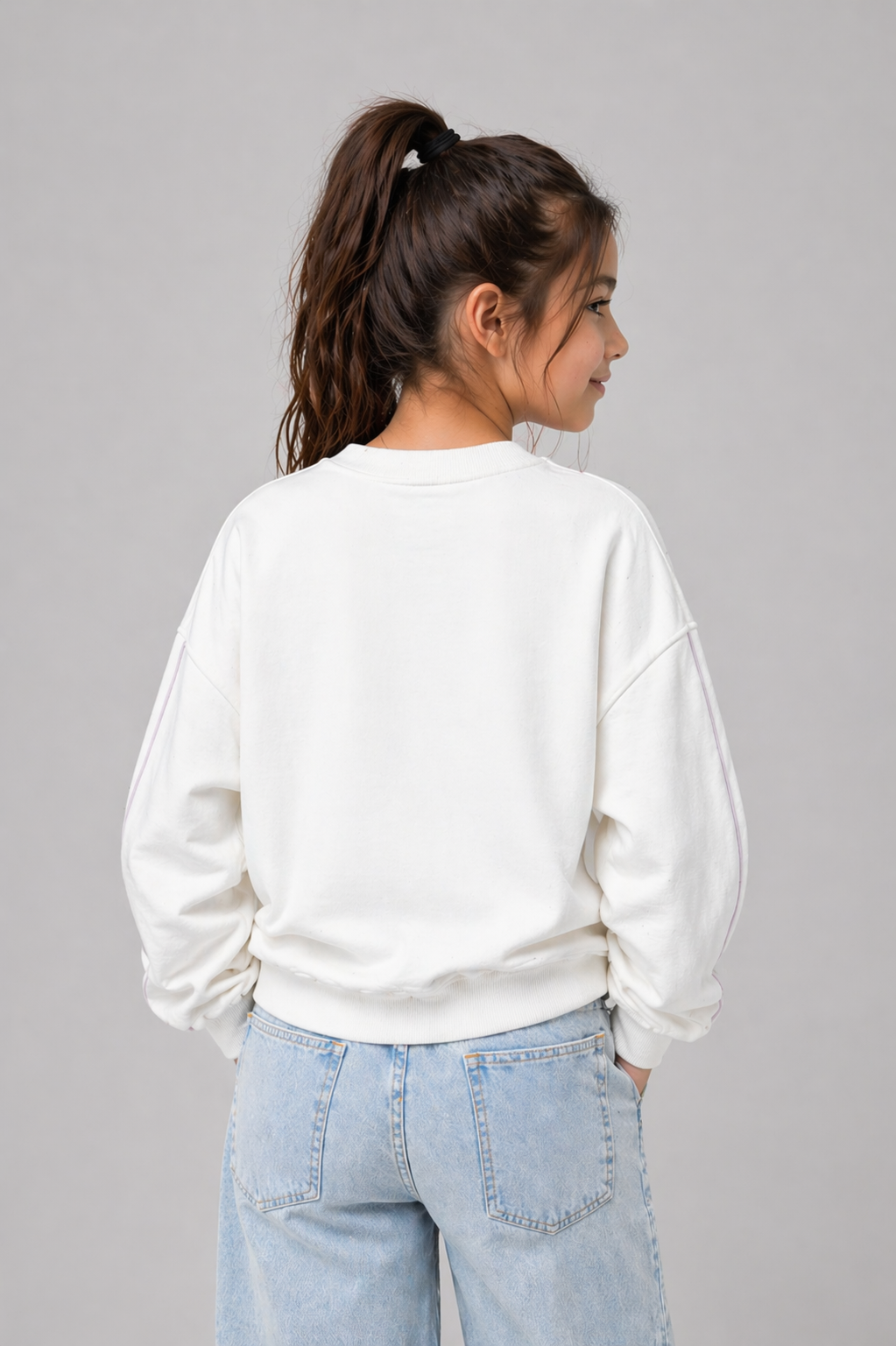 Buzo de manga larga Kids Aero G Fashion Fleece Birch Oversize 1154