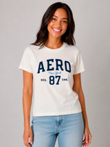 Camiseta Para Mujer Aero Graphic Level 1 Birch 5837