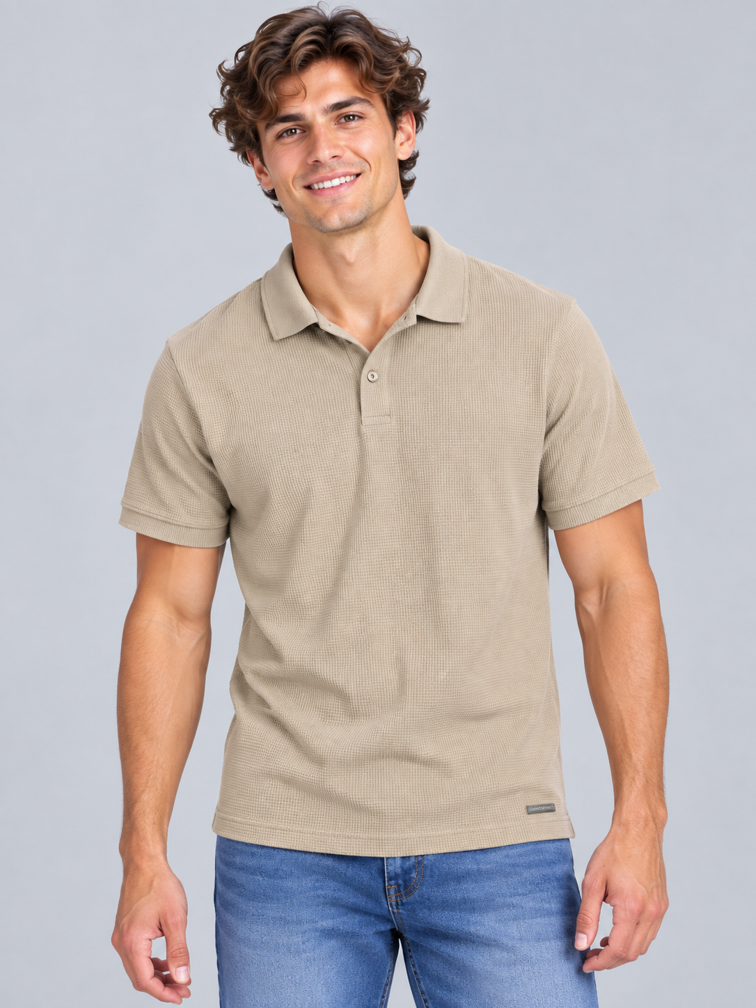 Camiseta Polo Para Hombre Aero Guys Ss Novelty Polo Egret 3749