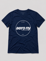 Camiseta Para Hombre Aero Level 1 Graphic Tees Cadet Navy 2168