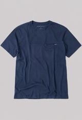 Camiseta Para Hombre Aero BC SS Knits Cadet Navy Relax 2249