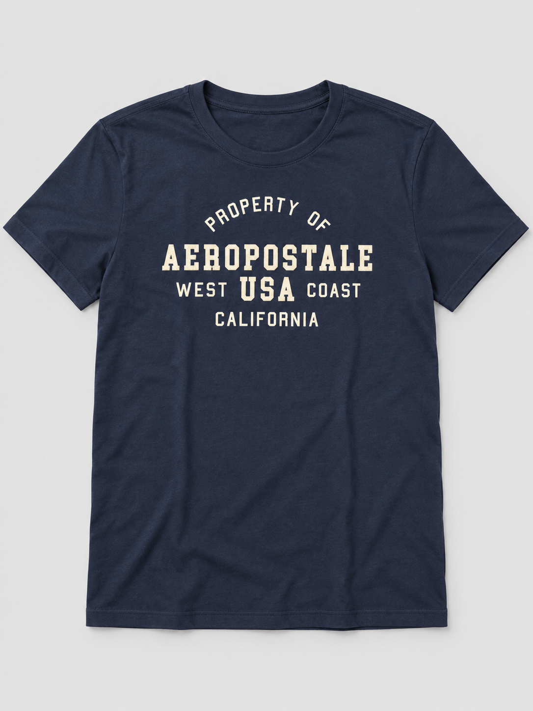 Camiseta Para Hombre Aero Level 2 Graphic Tees Cadet Navy 6258