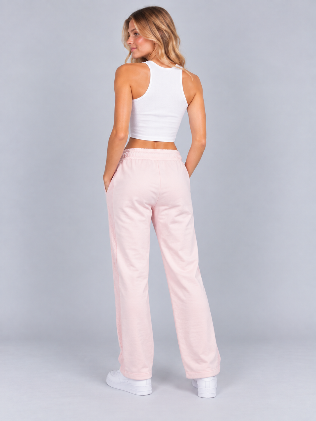 Jogger Para Mujer Aero Girls Knit Pants Other Ballerina Wide Leg 2298