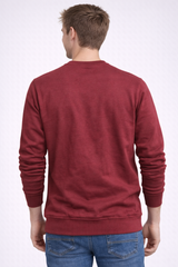 Buzo Para Hombre Aero Guys Popover Crew Neck Pomegranate 9192
