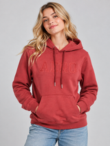 Buzo Para Mujer Aero Girls Fleece Pop Over Pomegranate 4179