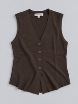 Top Para Mujer Aero Girls Vests Hot Chocolate 4285