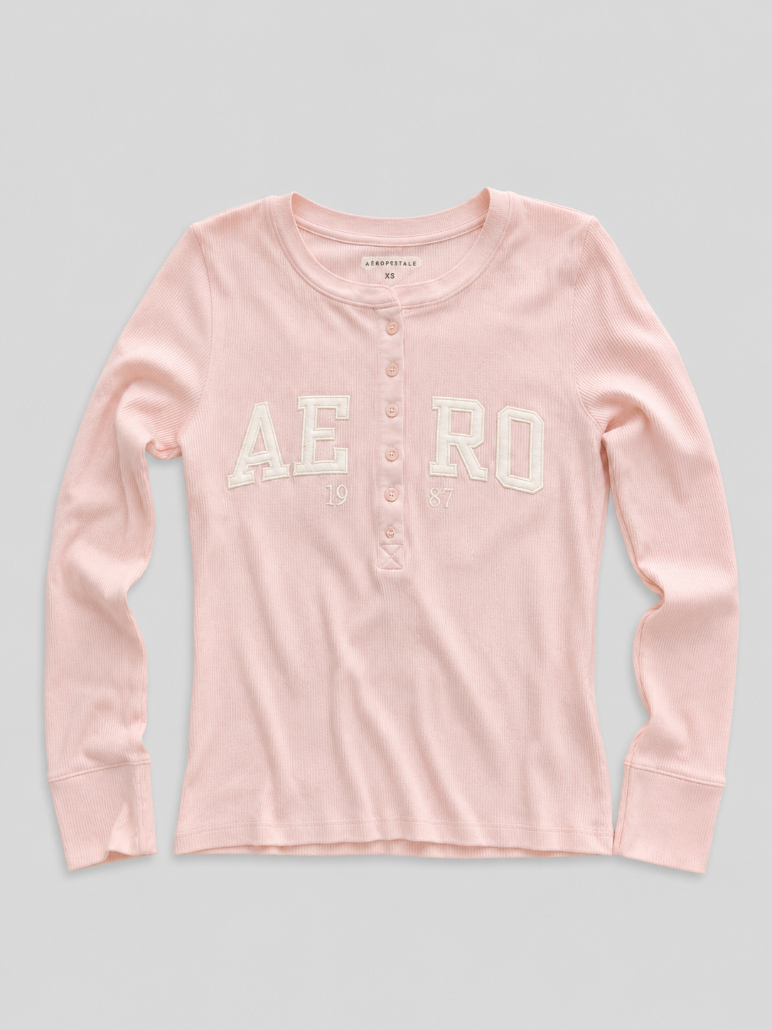 Buzo Para Mujer Aero Girls LS Henley Mermaid Pink 1449