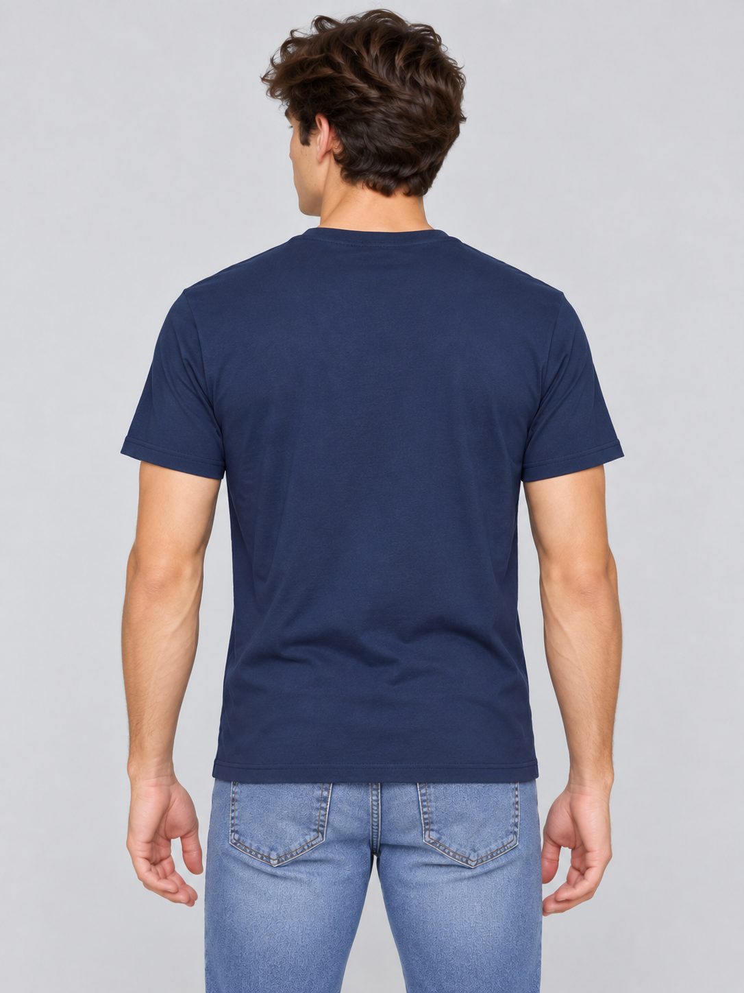 Camiseta Para Hombre Aero Level 2 Graphic Tees Cadet Navy 6276