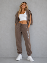Jogger Para Mujer Aero Girls Knit Pants Hot Chocolate 3575