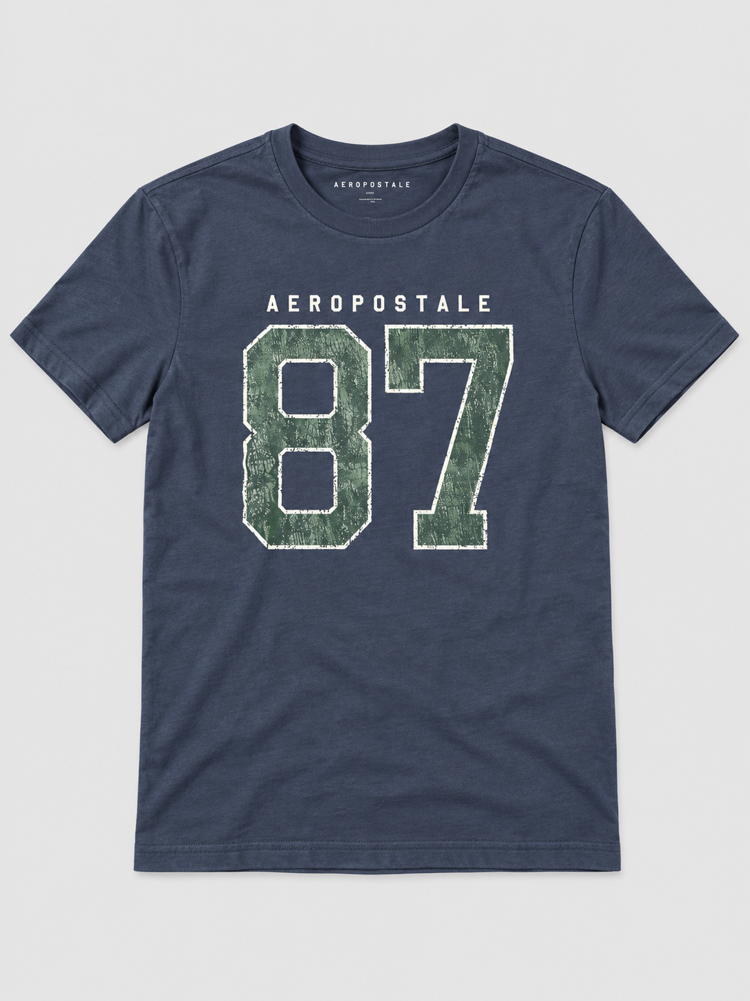 Camiseta Para Hombre Aero Level 2 Graphic Tees Cadet Navy 6279
