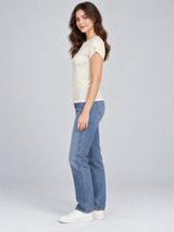 Camiseta Para Mujer Aero Fashion Ss Tofu 4147