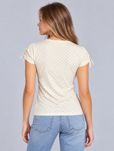 Camiseta Para Mujer Aero Fashion Ss Tofu 4147