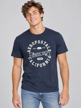 Camiseta Para Hombre Aero Level 2 Graphic Teescadet Navy 6249