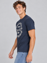 Camiseta Para Hombre Aero Level 2 Graphic Teescadet Navy 6249