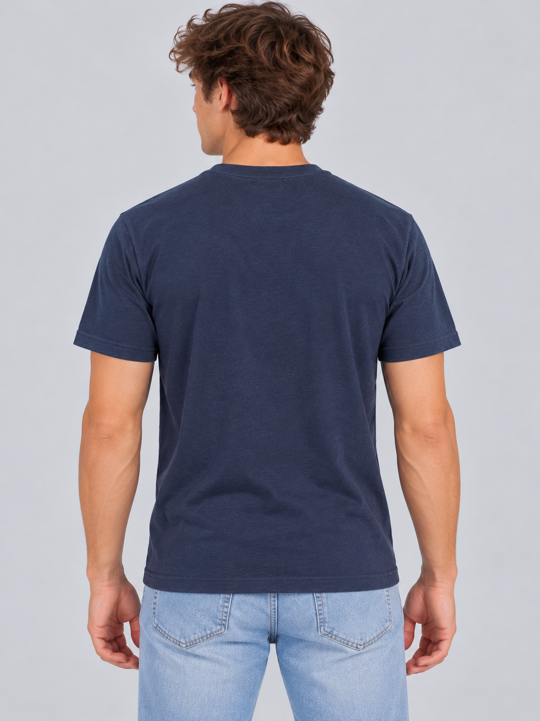 Camiseta Para Hombre Aero Level 2 Graphic Tees Cadet Navy 6249