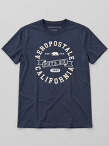 Camiseta Para Hombre Aero Level 2 Graphic Teescadet Navy 6249