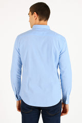 Camisa Para Hombre Aero Guys LS Woven Shirts Cadet Navy 8771