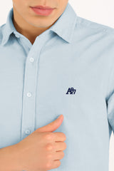 Camisa Para Hombre Aero Guys LS Woven  Shirts Pacific 8771