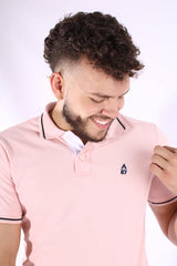 Camiseta Polo Para Hombre Aero Guys SS Novelty Polo Coral Bliss 8786