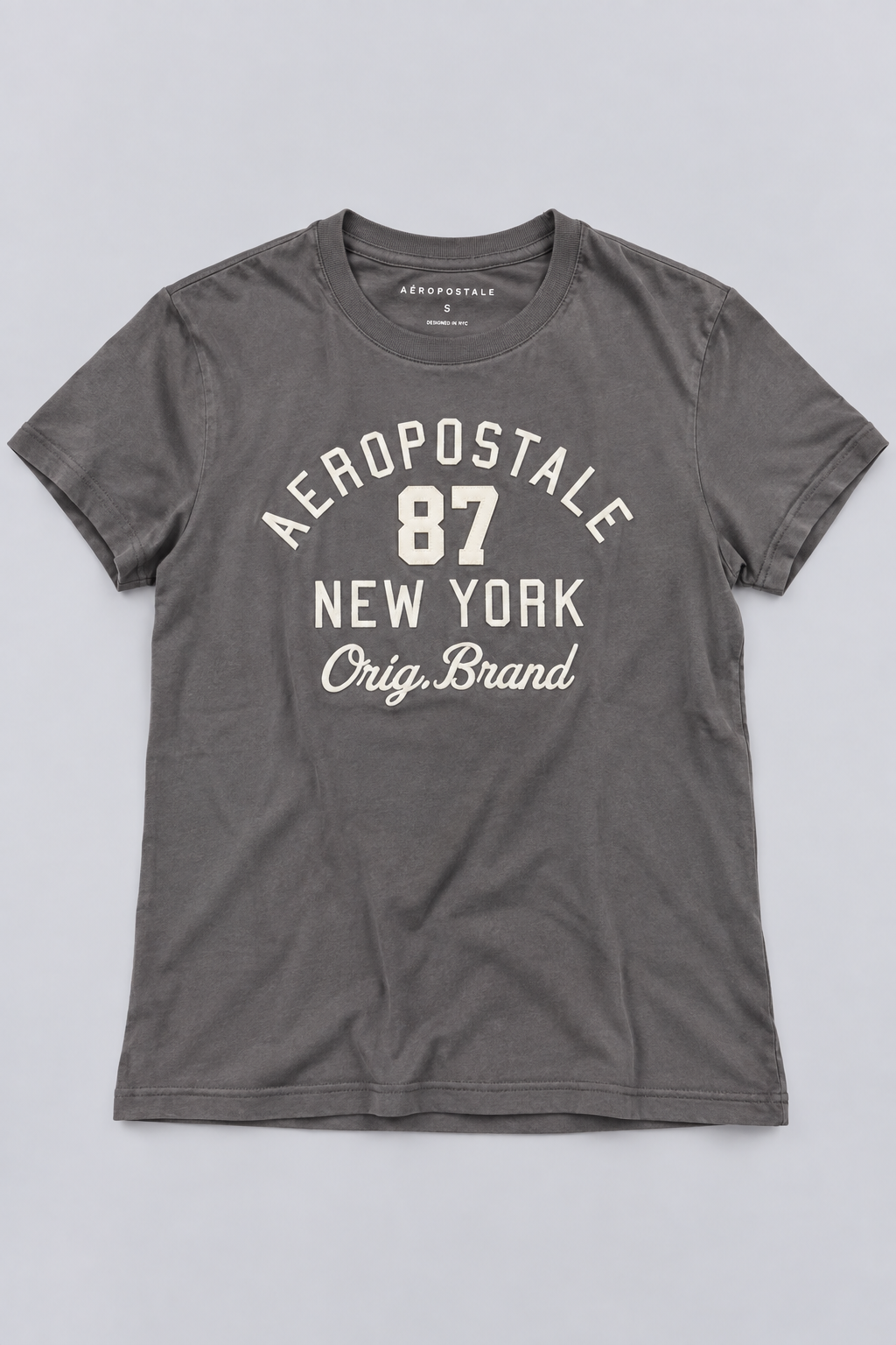 Camiseta Para Hombre Aero Level 2 Graphic Tees Smoked Pearl 6295
