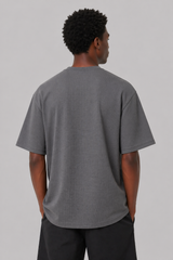 Camiseta Para Hombre Aero BC SS Knits Smoked Pearl Relaxed 2205