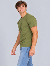 Camiseta Básica Para Hombre Aero Bc Ss Knits Green Gables 5961