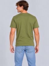 Camiseta Básica Para Hombre Aero Bc Ss Knits Green Gables 5961