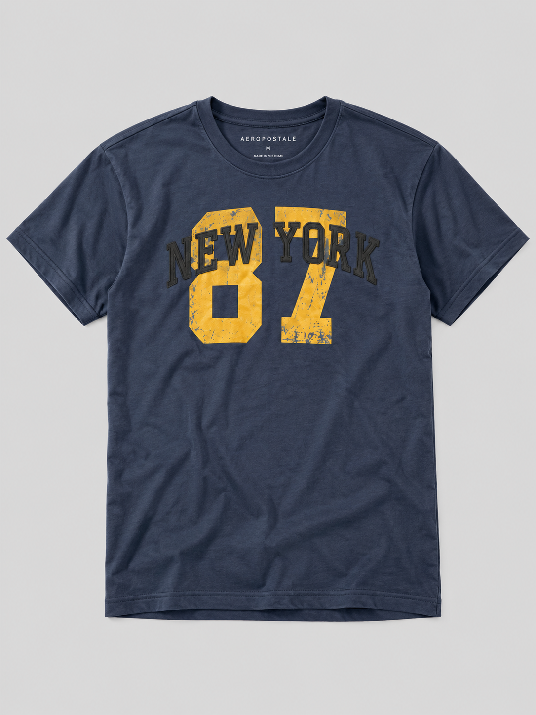 Camiseta Para Hombre Aero Level 2 Graphic Tees Cadet Navy 6210