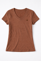 Camiseta para Mujer Aero Girls Solid SS Hot Chocolate 4208