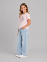 Camiseta de manga corta Kids Peanuts G SS Level 2 Graphics Pink Relax PEANUTS356