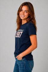 Camiseta para Mujer Aero Graphic Level 1 Cadet Navy 6842