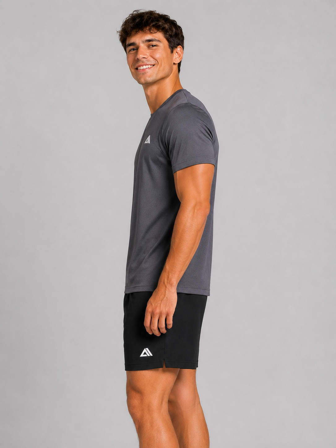 Camiseta Para Hombre Aero Guys SS Tees Smoked Pearl 1046
